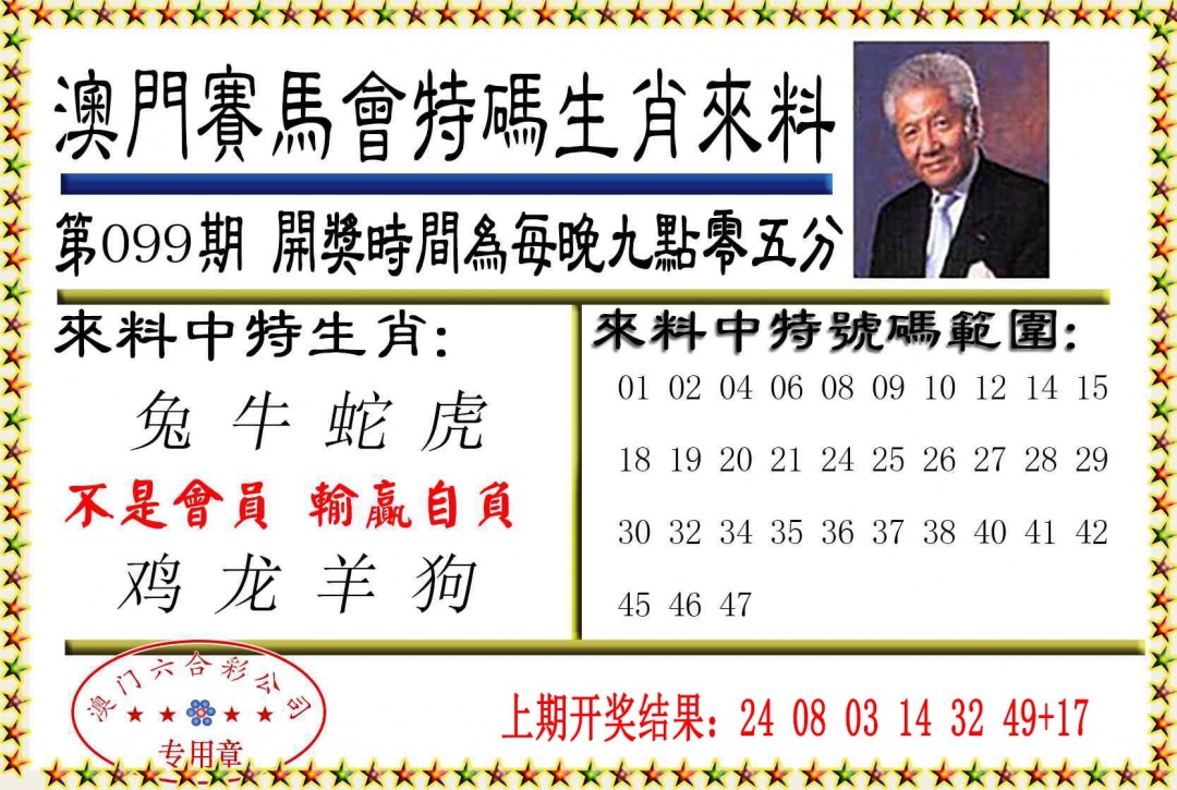 099期特码生肖来料[图]